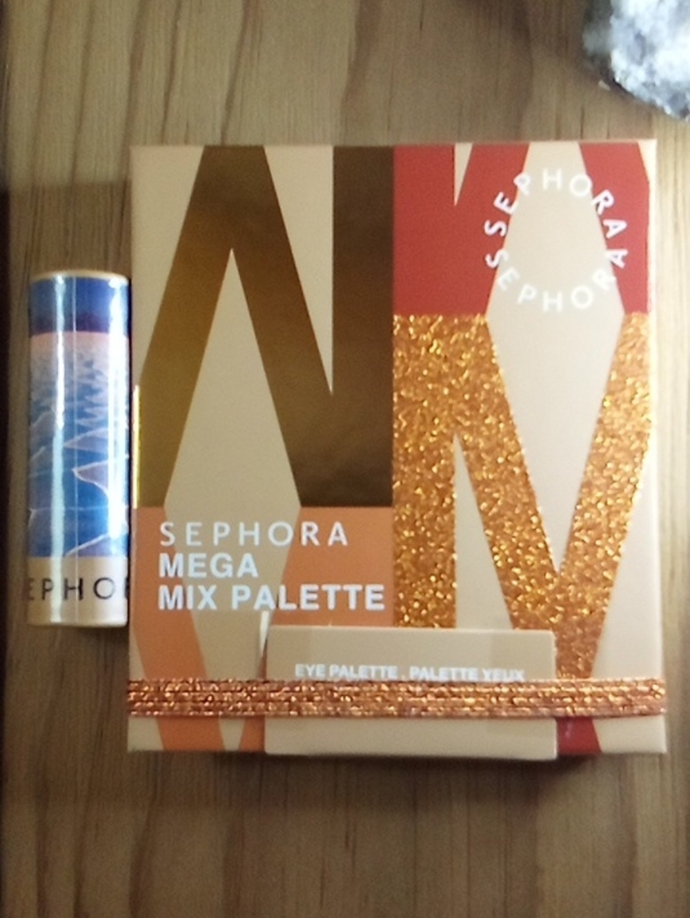 Sephora Bundle: Mega Mix Palette in Fiery Warm Nude and #Lipstories Sandblasted